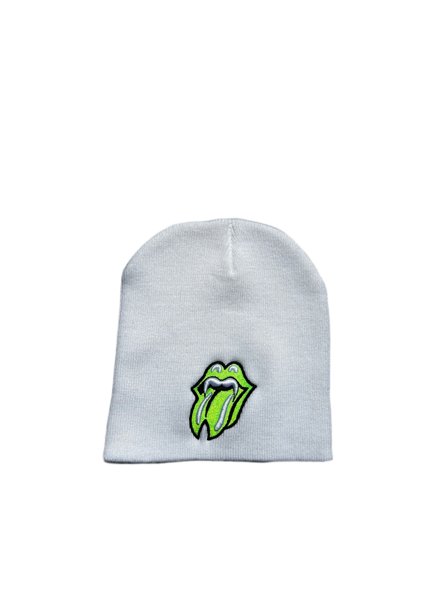 ROLLING STONED BEANIE (WHITE)