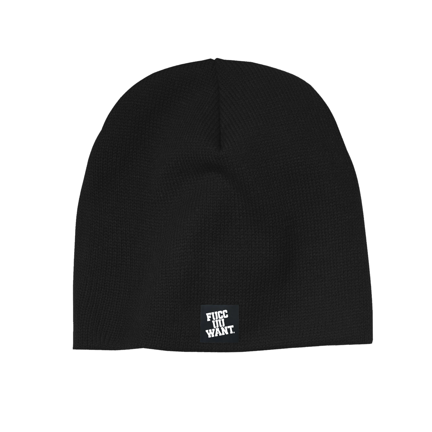 LOGO BEANIE - BLACK