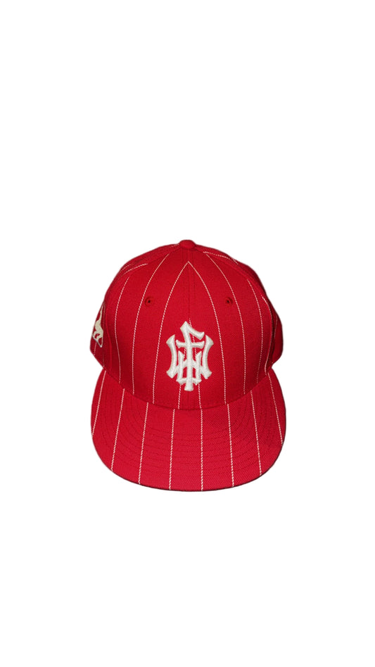 PINSTRIPE RED LOGO