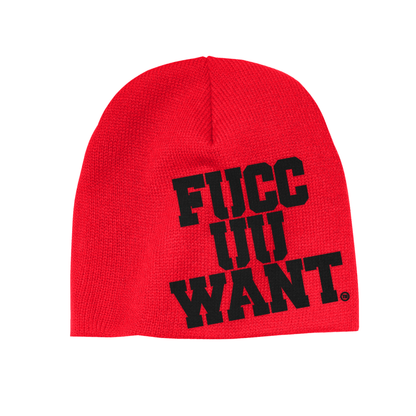 LOGO BEANIE - RED
